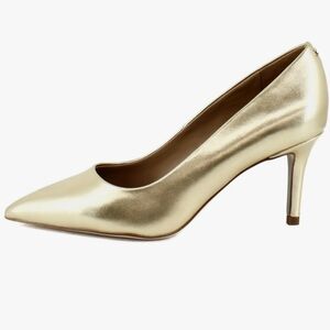 Sam Edelman Vienna Pointed-Toe Gold Pumps